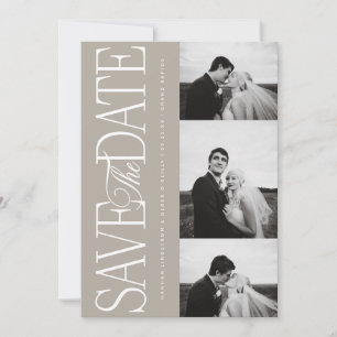 Seitliches Skript Speichern Sie das Datum Foto Ank Save The Date