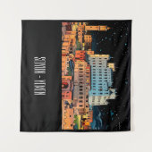 Seiyun City - Yemen Wandteppich (Vorderseite (Horizontal))