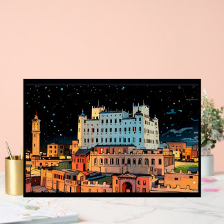 Seiyun Stadt - Jemen Acrylschild