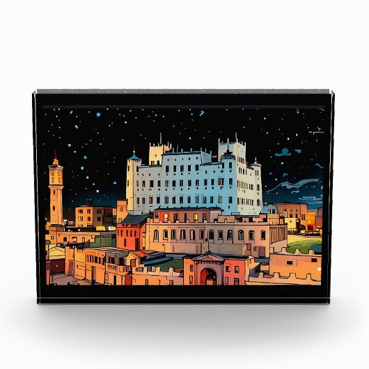 Seiyun Stadt - Jemen Fotoblock (Vorderseite)