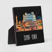 Seiyun Stadt - Jemen Fotoplatte (Vorderseite)