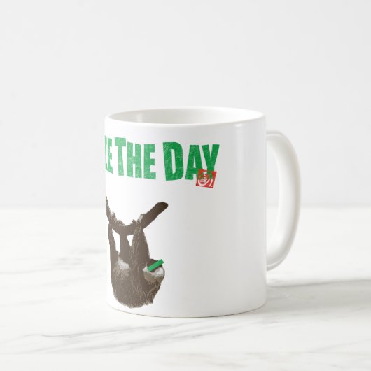 SEIZE THE DAY KAFFEETASSE (VorderseiteRechts)