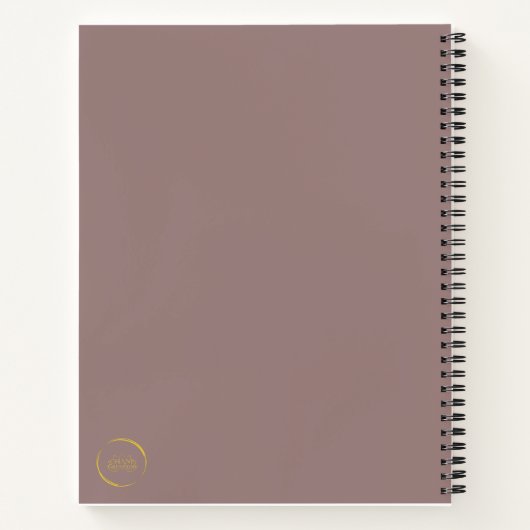 Seize the Day Notebook Notizblock (Rückseite)