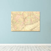 Sek. 1 Brooklyn Karte Leinwanddruck (Insitu (Holzboden))