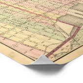 Sek. 6 Brooklyn Karte Poster (Ecke)