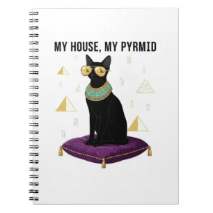 Sekhment Ägyptische Katze Bastet - Mein Haus, mein Notizblock