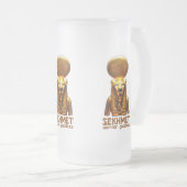 Sekhmet A Krieger Göttin von altem Ägypten Mattglas Bierglas (VorderseiteRechts)