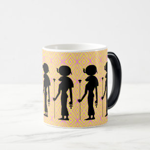 Sekhmet: Ägyptische Göttin Silhouette & Symbol Verwandlungstasse