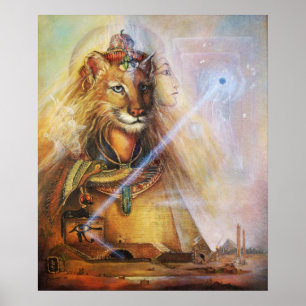 SEKHMET - Die ägyptische Löwengöttin Poster