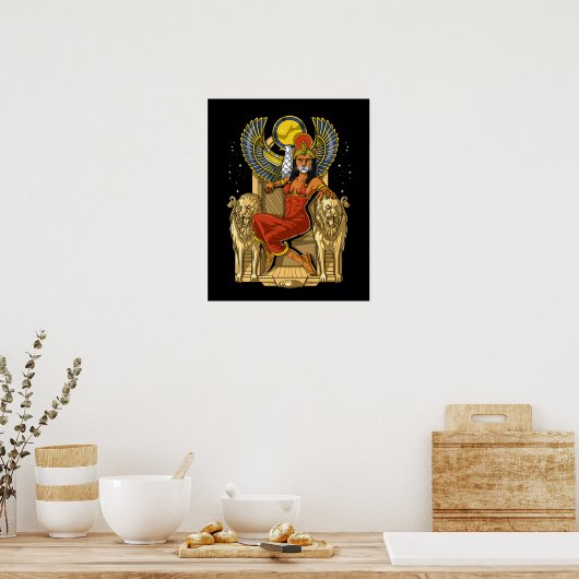 Sekhmet Egyptian Lioness Goddeß Poster (Küche)