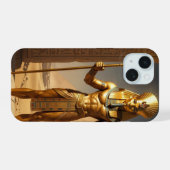 Sekhmet – Lion-Headed War Goddess´1 iPhone 15 Hülle (Rückseite (Horizontal))