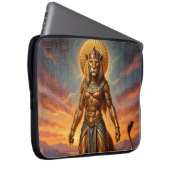 Sekhmet – Lion-Headed War Goddess´2 Laptopschutzhülle (Vorne Rechts)