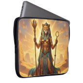Sekhmet – Lion-Headed War Goddess´3 Laptopschutzhülle (Vorne Rechts)