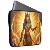 Sekhmet – Lion-Headed War Goddess´4 Laptopschutzhülle (Vorne Rechts)