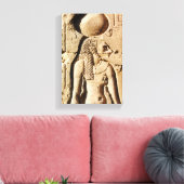 Sekhmet Lioness Goddess aus Oberägypten Leinwanddruck (Insitu (Wohnzimmer))
