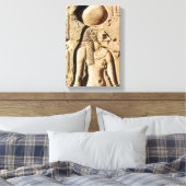 Sekhmet Lioness Goddess aus Oberägypten Leinwanddruck (Insitu (Schlafzimmer))