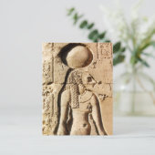 Sekhmet Lioness Hieroglyphic Postkarte (Stehend Vorderseite)