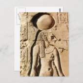 Sekhmet Lioness Hieroglyphic Postkarte (Vorne/Hinten)