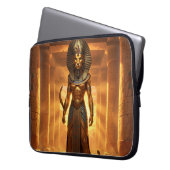 Sekhmet – Löwenköpfige Kriegsgöttin´2 Laptopschutzhülle (Vorderseite Links)