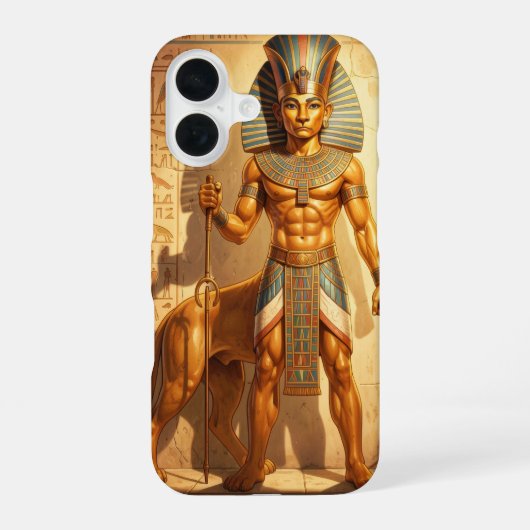 Sekhmet – Löwenköpfige Kriegsgöttin´3 iPhone 16 Hülle (Rückseite)