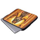 Sekhmet – Löwenköpfige Kriegsgöttin Laptopschutzhülle (Vorne Knopf)