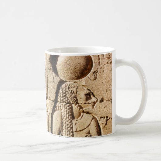 Sekhmet Löwin hieroglyphisch Kaffeetasse (Rechts)