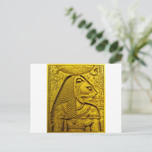 Sekhmet Postkarte (Stehend Vorderseite)