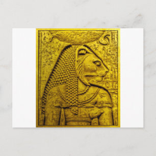 Sekhmet Postkarte