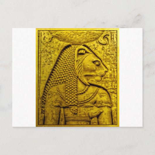 Sekhmet Postkarte (Vorderseite)