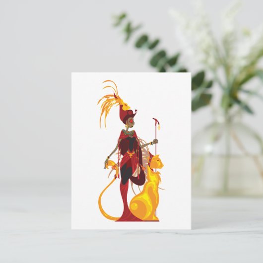 Sekhmet Postkarten (Stehend Vorderseite)