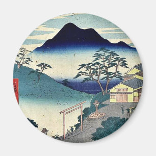 Seki durch Ando, Hiroshige Ukiyoe Magnet