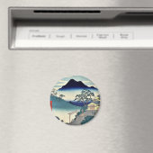 Seki von Ando, Hiroshige Ukiyoe Magnet (In Situ (Geschirrspüler))