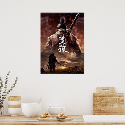 Sekiro Shadows Die zweimal Poster (Küche)