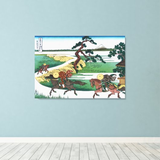 Sekiya Village am Sumida River Leinwanddruck (Insitu (Holzboden))