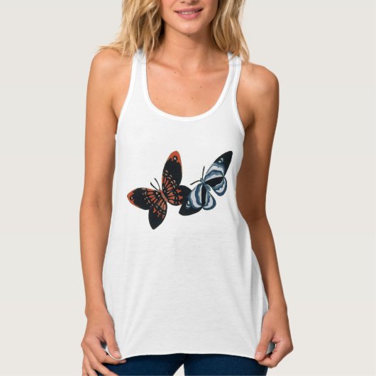 Sekka Butterflies Tank Top (Vorderseite)