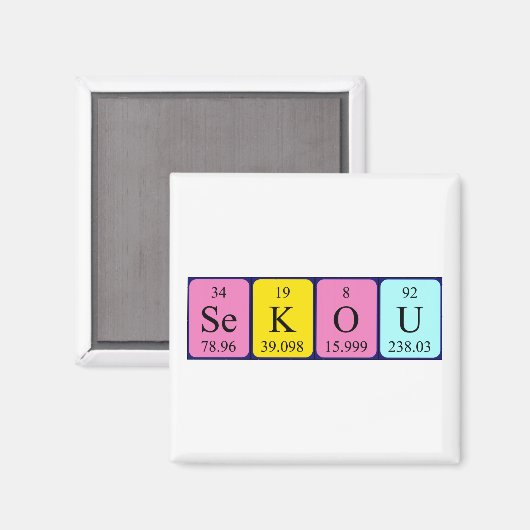 Sekou Periodou-Feldmagnet Magnet (Vorderseite/Rückseite)