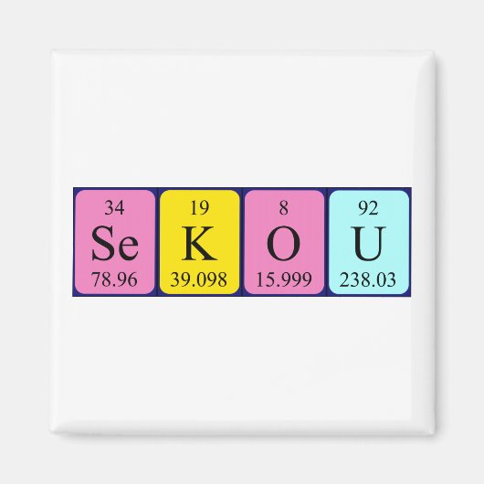 Sekou Periodou-Feldmagnet Magnet (Vorne)