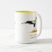 Sekretär Bird Affirmations Two-Tone Coffee Tasse (VorderseiteRechts)