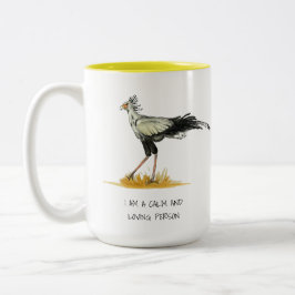 Sekretär Bird Affirmations Two-Tone Coffee Tasse