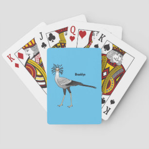 Sekretär Cartoon-Illustration Spielkarten