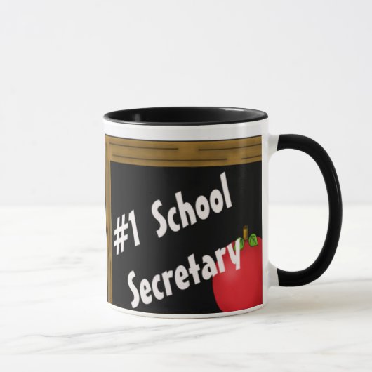 Sekretär der Schule#1 Tasse (Rechts)