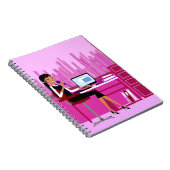 Sekretär Foto Notebook (80 Seiten B&W) Notizblock (Rechte Seite)