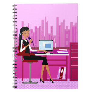 Sekretär Foto Notebook (80 Seiten B&W) Notizblock