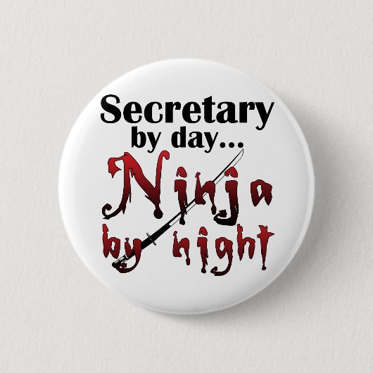 Sekretär Ninja Button (Vorderseite)