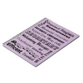 Sekretär Notebook Notizblock (Linke Seite)