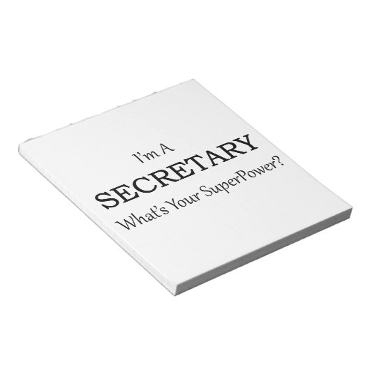 SEKRETÄR NOTIZBLOCK (angewinkelt)