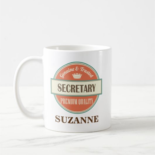 Sekretär Personalized Office Mug Gift Kaffeetasse (Links)