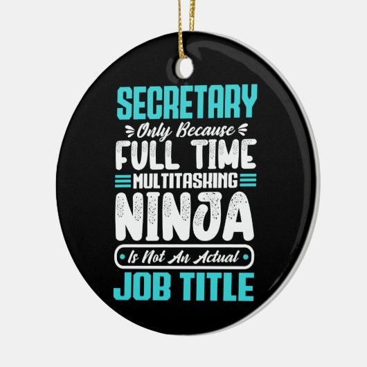 Sekretariat Berufsbezeichnung Mitarbeiter Keramik Ornament (Links)