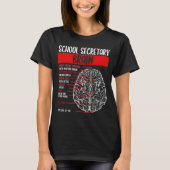 Sekretariat der Schule Brain School T-Shirt (Vorderseite)