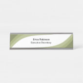 Sekretariat für moderne Führungskraft Schreibtischnamensplakette (Vorderseite )